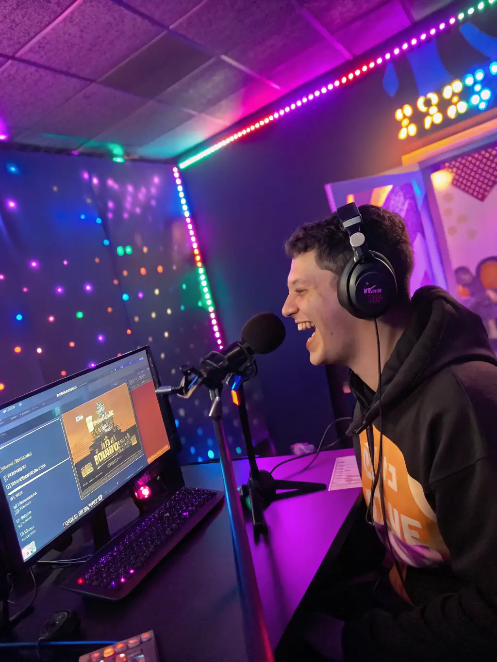 A streamer receiving Twitch Kick Coin donations during a live broadcast, showcasing direct audience support.